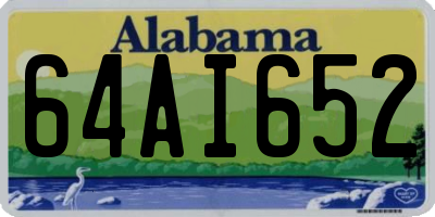 AL license plate 64AI652