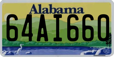 AL license plate 64AI660