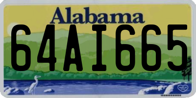 AL license plate 64AI665