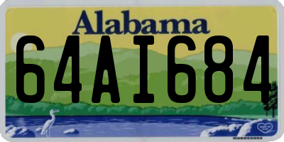 AL license plate 64AI684