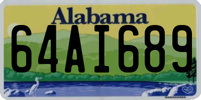 AL license plate 64AI689