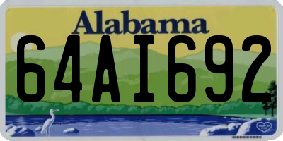 AL license plate 64AI692