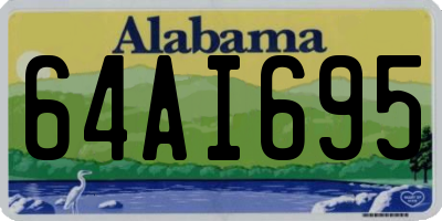 AL license plate 64AI695