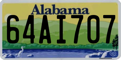 AL license plate 64AI707
