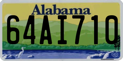 AL license plate 64AI710