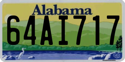 AL license plate 64AI717