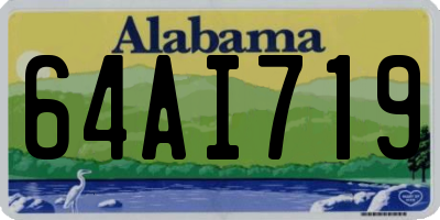 AL license plate 64AI719