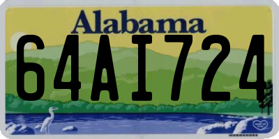 AL license plate 64AI724