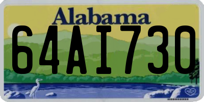 AL license plate 64AI730