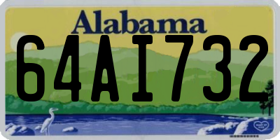 AL license plate 64AI732