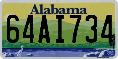 AL license plate 64AI734