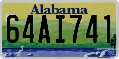 AL license plate 64AI741