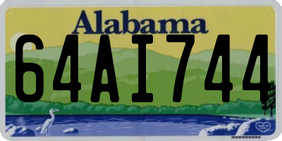 AL license plate 64AI744