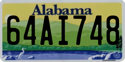 AL license plate 64AI748