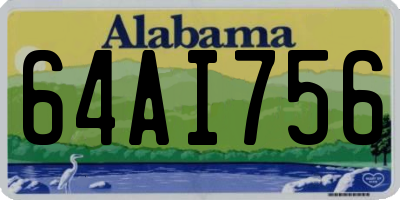 AL license plate 64AI756