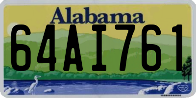 AL license plate 64AI761