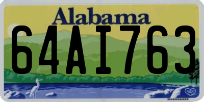 AL license plate 64AI763