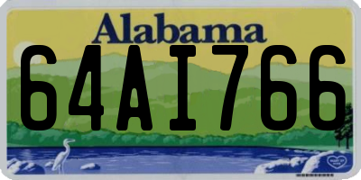 AL license plate 64AI766