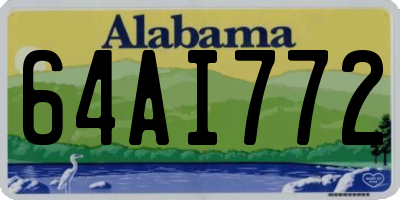 AL license plate 64AI772