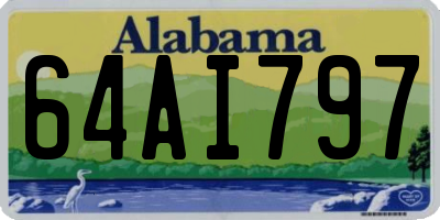 AL license plate 64AI797