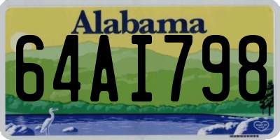 AL license plate 64AI798