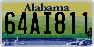 AL license plate 64AI811