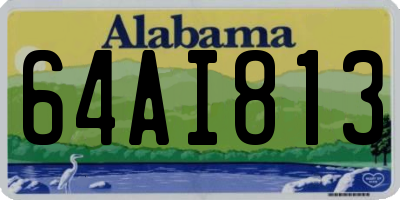 AL license plate 64AI813