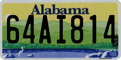 AL license plate 64AI814