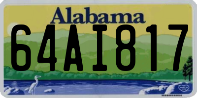 AL license plate 64AI817