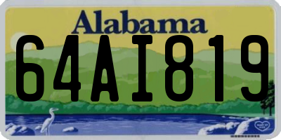 AL license plate 64AI819