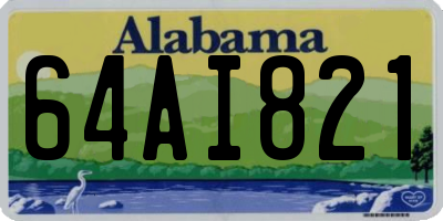 AL license plate 64AI821