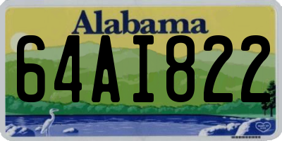 AL license plate 64AI822