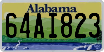 AL license plate 64AI823