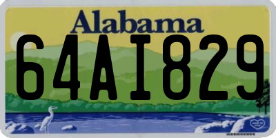 AL license plate 64AI829