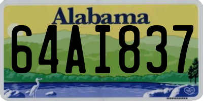 AL license plate 64AI837