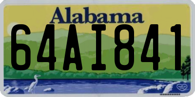 AL license plate 64AI841