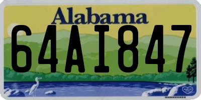 AL license plate 64AI847