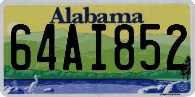 AL license plate 64AI852