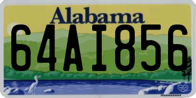 AL license plate 64AI856
