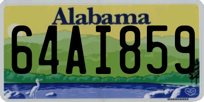 AL license plate 64AI859