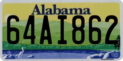 AL license plate 64AI862