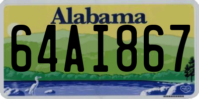 AL license plate 64AI867