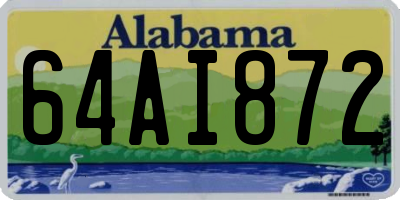 AL license plate 64AI872