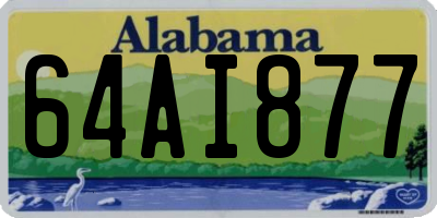 AL license plate 64AI877