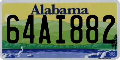 AL license plate 64AI882