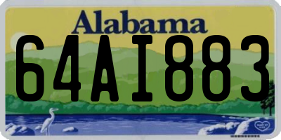 AL license plate 64AI883