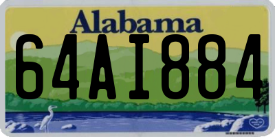 AL license plate 64AI884