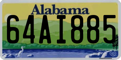 AL license plate 64AI885