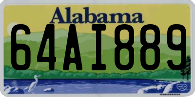 AL license plate 64AI889