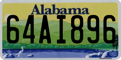 AL license plate 64AI896